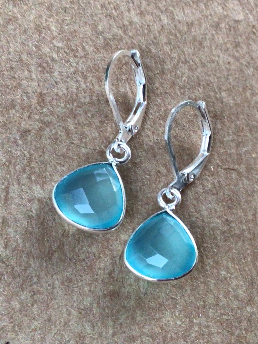 Sterling Silver Chalcedony Sundance Charm Earrings sale - Picture 10 of 10